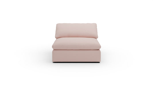 Fluffy DB Small Armless Chair - Superb Blush