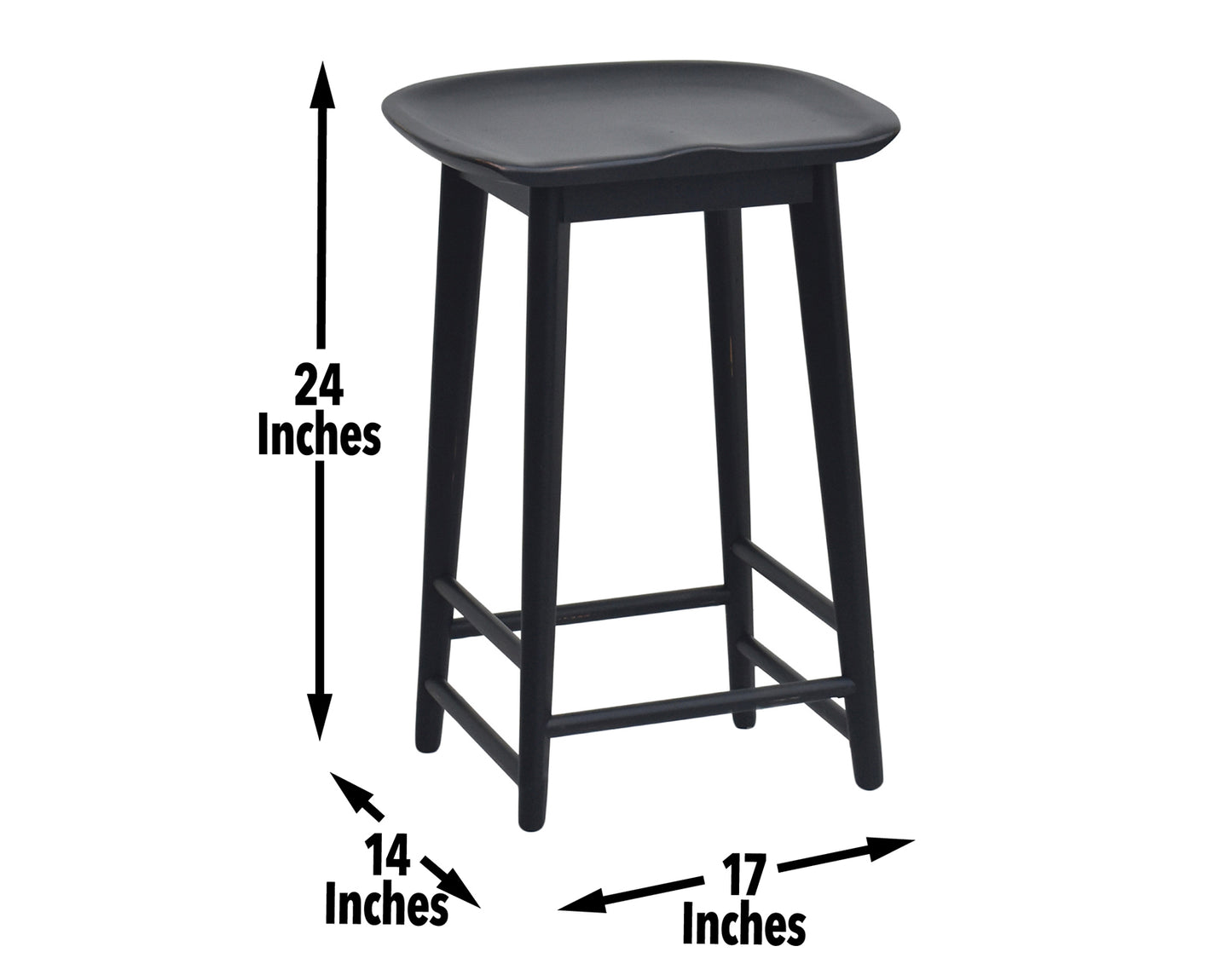 Hilda 24" Counter Stools (pr) -
