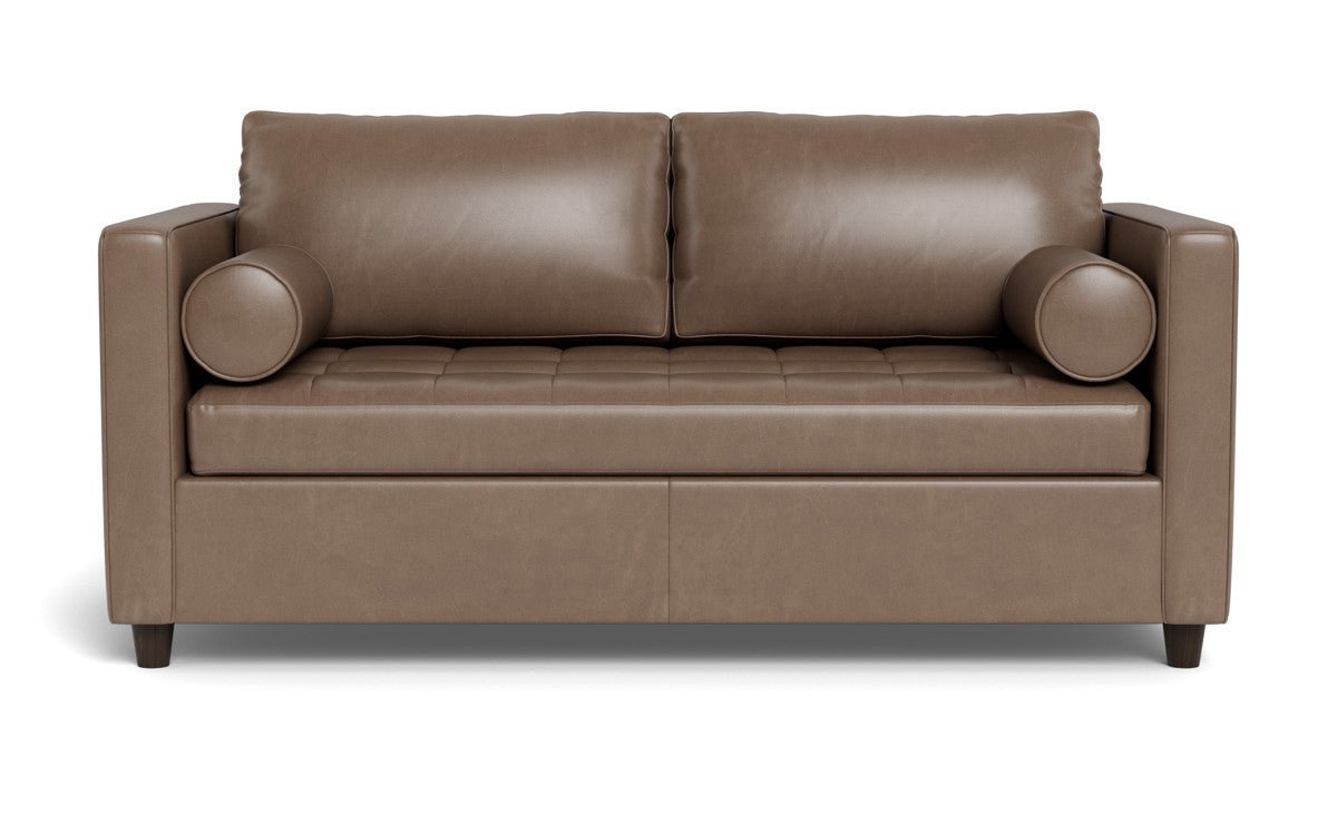 Ladybird 54" Leather Twin Sleeper Chair -