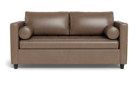 Ladybird 54" Leather Twin Sleeper Chair -