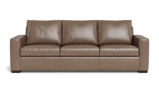 Mesa 101" Leather Estate Sofa - Hudson Ash