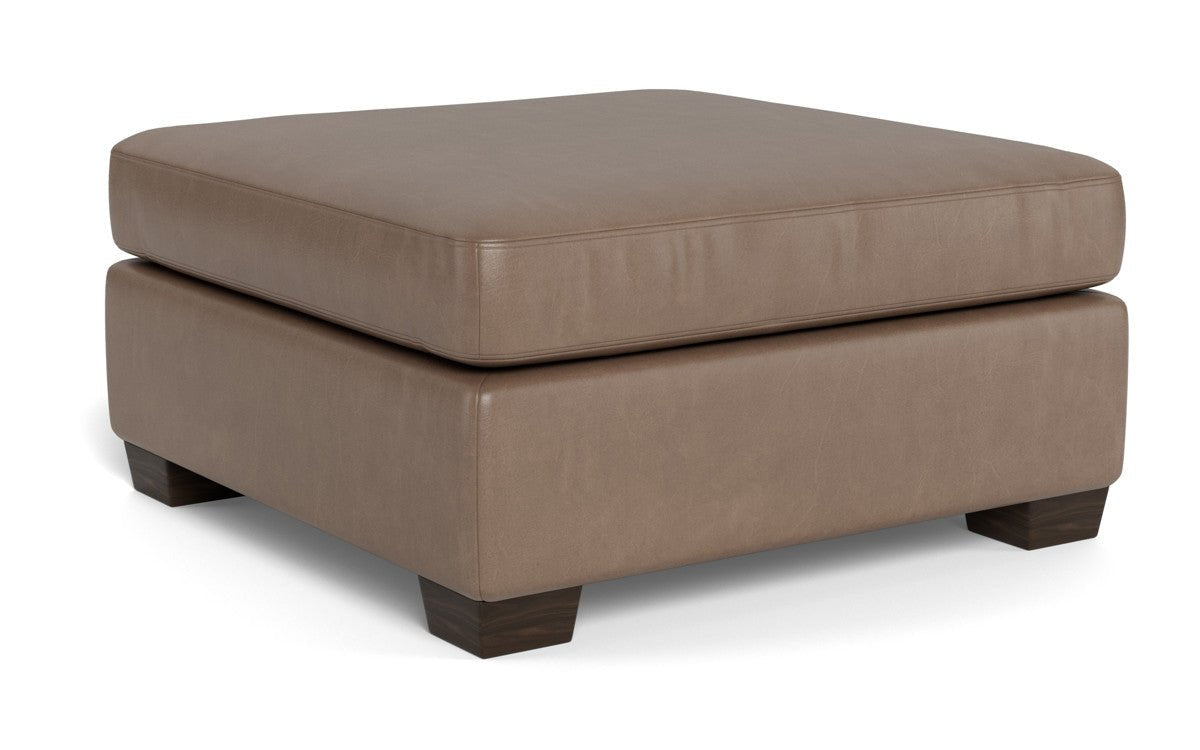 Track Leather Ottoman - Ever-Last Leverage