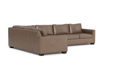 Track 121" Leather Left Corner Sectional With Raf Sleeper Sectional - Ever-Last Leverage