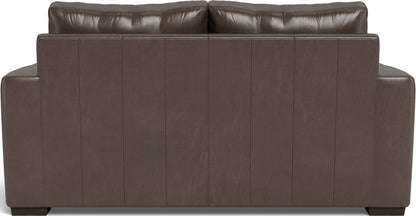 Mas Mesa 72" Deep Leather Loveseat - Hudson Iron