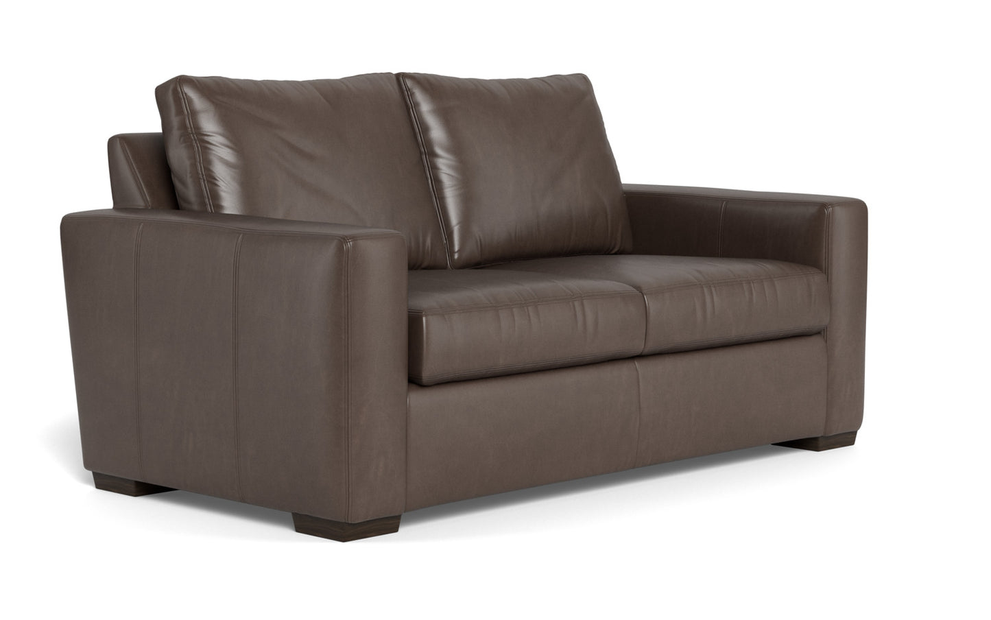 Mesa 72" Leather Loveseat - Hudson Iron