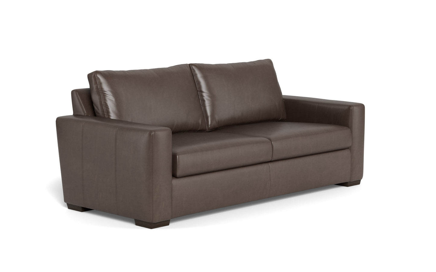 Mesa 88" Leather Sofa - Hudson Ivory