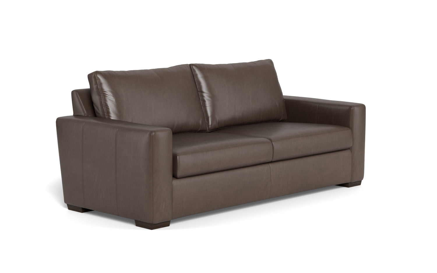 Mesa 88" Leather Sofa - Hudson Ivory