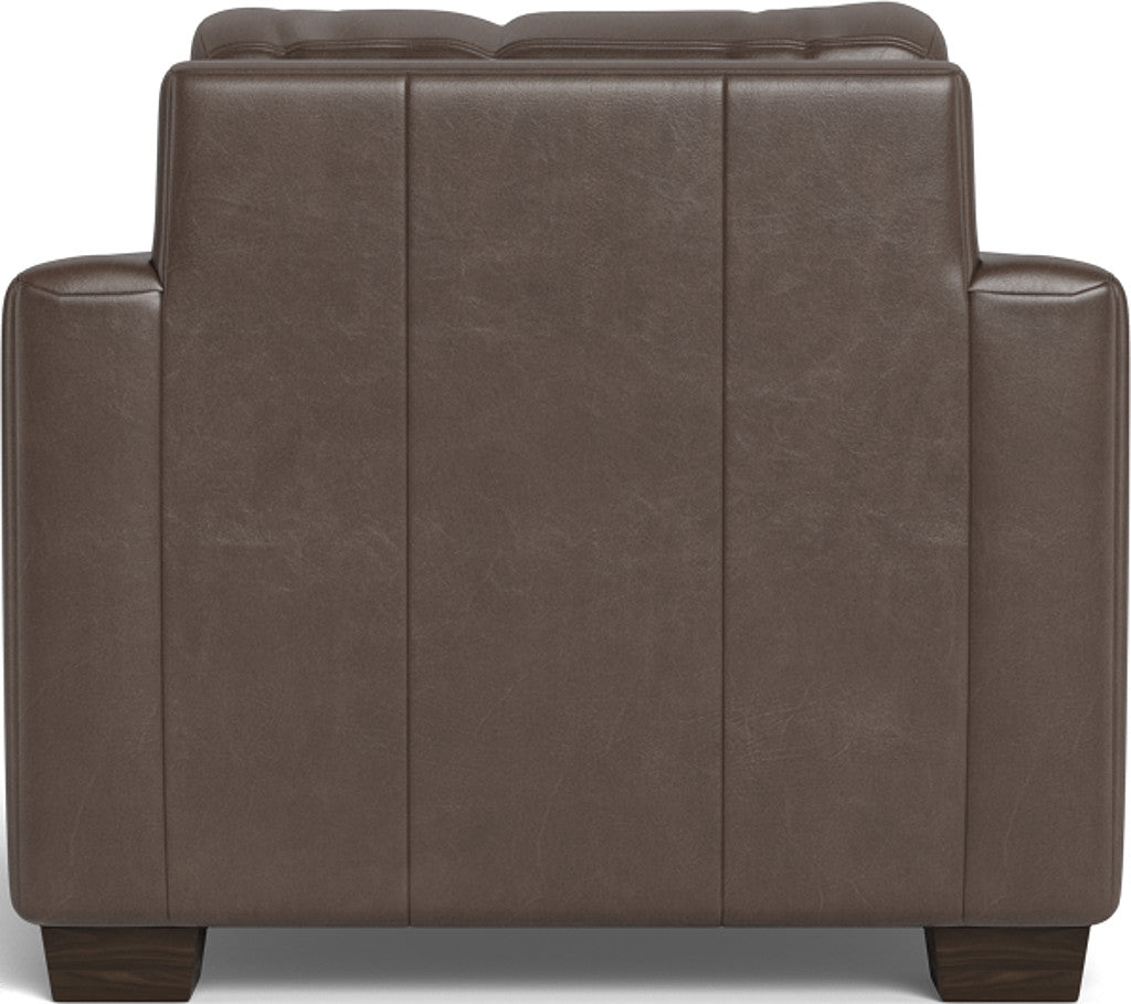 Track 36" Leather Arm Chair - Hudson Iron