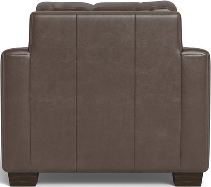 Track 36" Leather Arm Chair - Hudson Iron