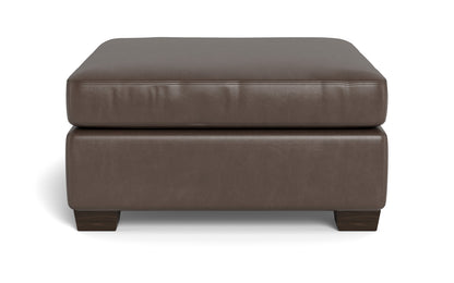 Mesa Leather Cocktail Ottoman - Hudson Iron