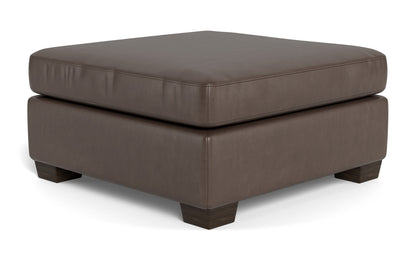 Mesa Leather Cocktail Ottoman - Hudson Iron