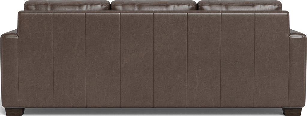 Track 87" Leather Queen Sleeper Sofa - Hudson Iron