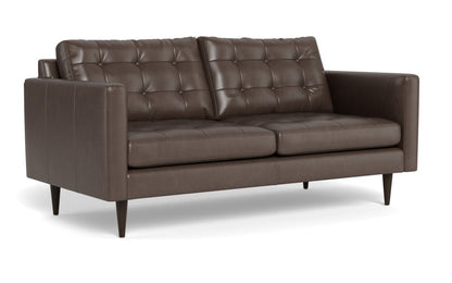 Wallace 74" Leather Apartment Sofa - Hudson Iron