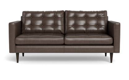 Wallace 74" Leather Apartment Sofa - Hudson Iron