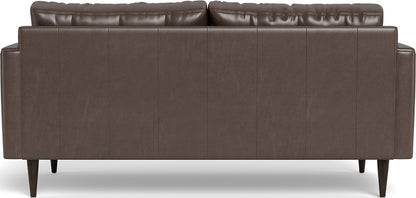 Wallace 74" Leather Apartment Sofa - Hudson Iron