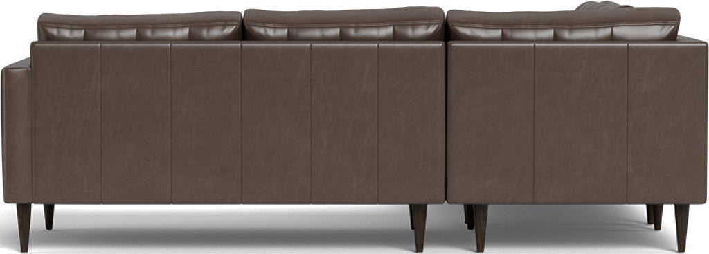 Wallace 102" Leather Corner Sectional - Hudson Iron