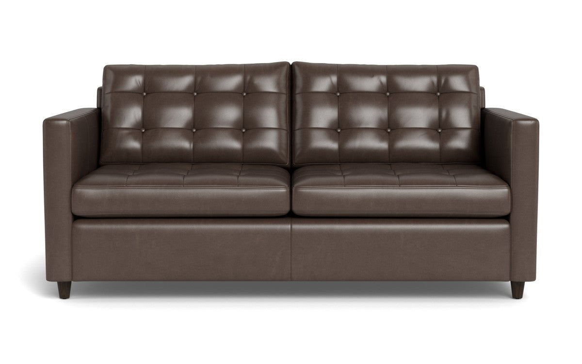 Wallace 74" Leather Queen Sleeper Sofa - Hudson Iron