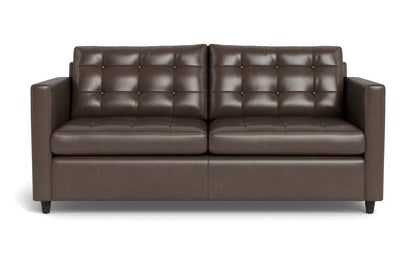 Wallace 74" Leather Queen Sleeper Sofa - Hudson Iron