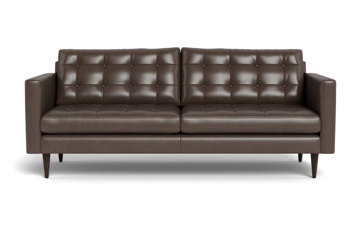 Wallace 85" Leather Sofa - Hudson Iron