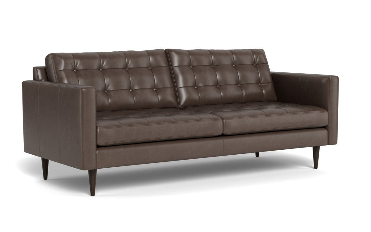 Wallace 85" Leather Sofa - Hudson Iron