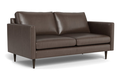 Wallace 69" Leather Untufted Loveseat - Hudson Iron