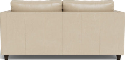 Ladybird 72" Leather Full Sleeper Loveseat - Hudson Ivory