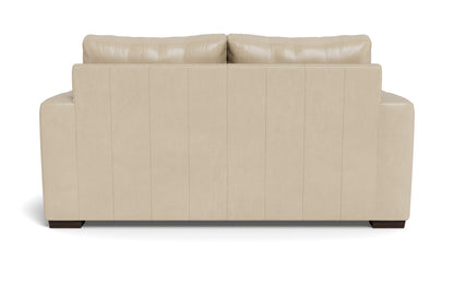 Mesa 72" Leather Loveseat - Hudson Ivory