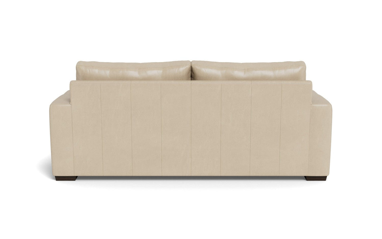 Mesa 88" Leather Sofa - Hudson Ivory
