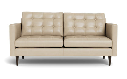 Wallace 69" Leather Loveseat - Hudson Ivory