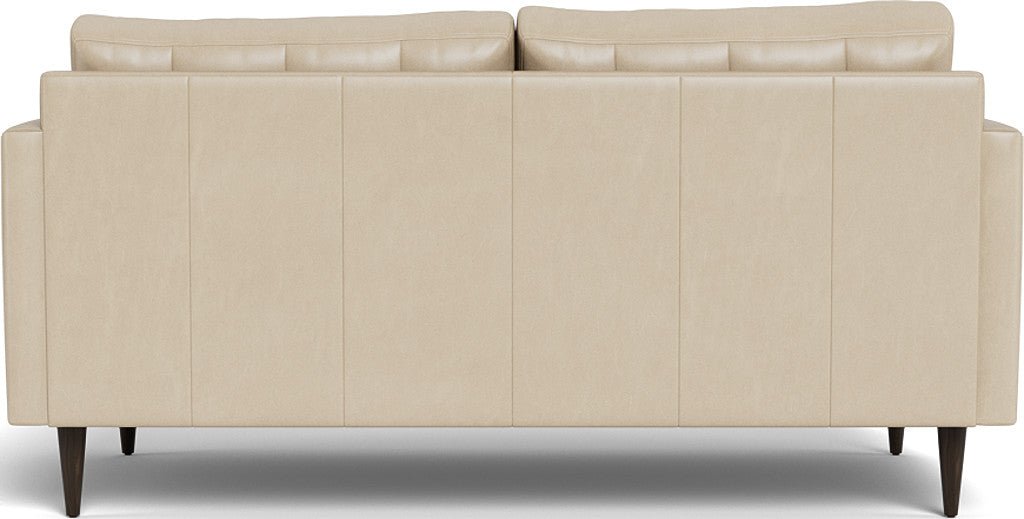 Wallace 69" Leather Loveseat - Hudson Ivory