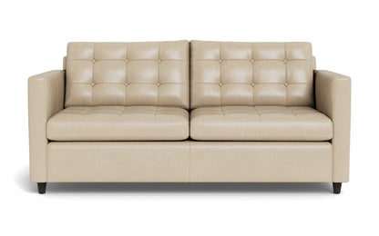 Wallace 74" Leather Queen Sleeper Sofa - Hudson Ivory