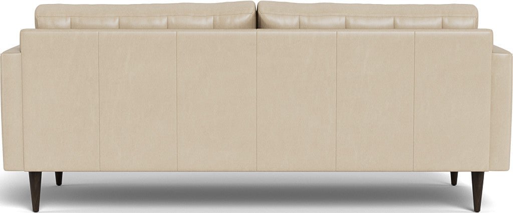 Wallace 85" Leather Sofa - Hudson Ivory