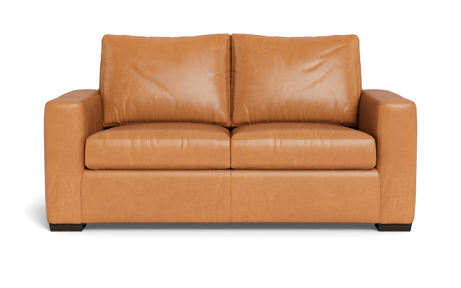 Mesa 72" Leather Loveseat - Hudson Ivory