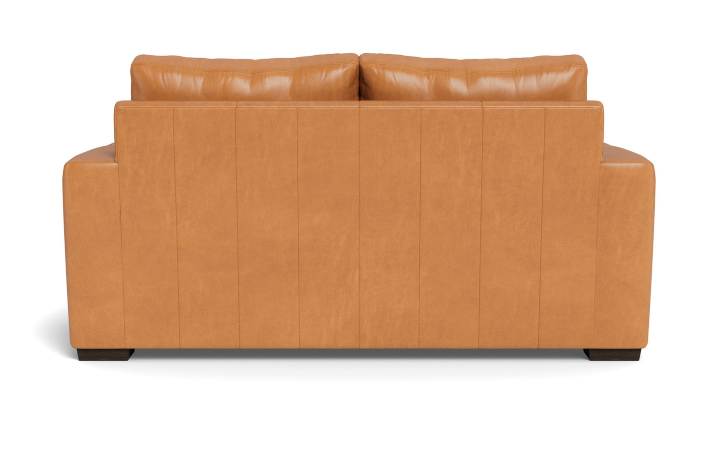 Mesa 72" Leather Loveseat - Hudson Ivory