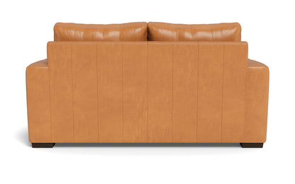 Mesa 72" Leather Loveseat - Hudson Ivory