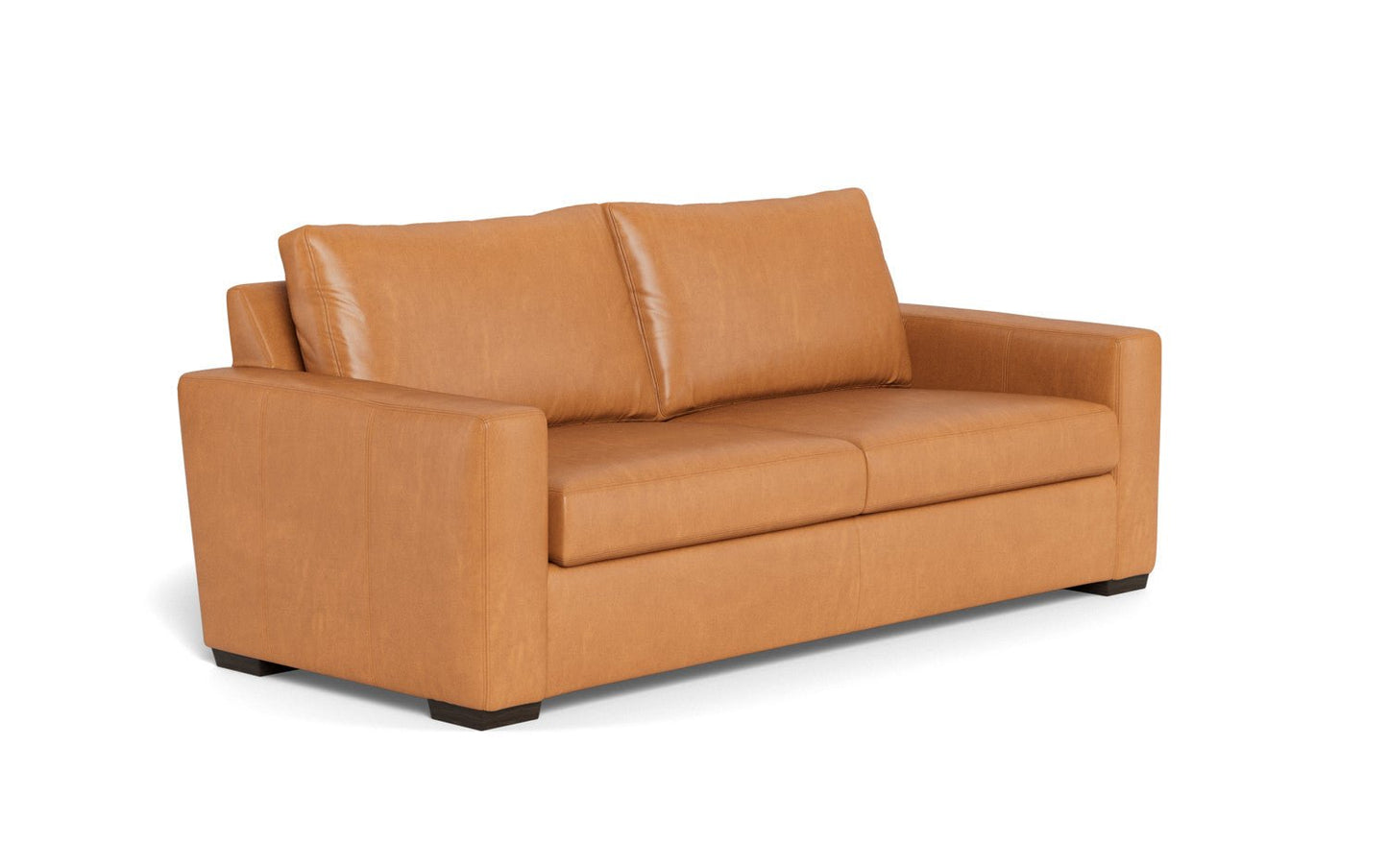 Mesa 88" Leather Sofa - Hudson Lager