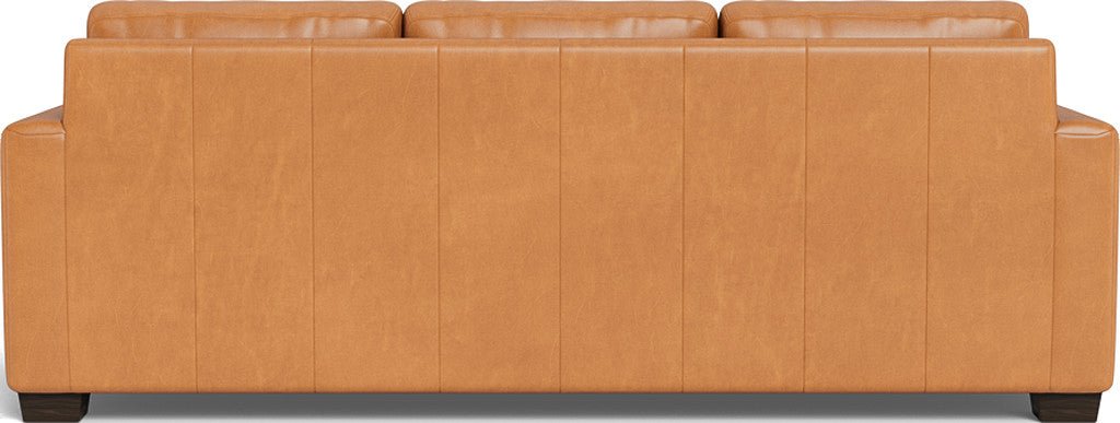 Track 87" Leather Queen Sleeper Sofa - Hudson Ivory