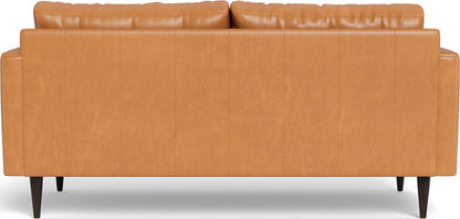 Wallace 74" Leather Apartment Sofa - Hudson Lager