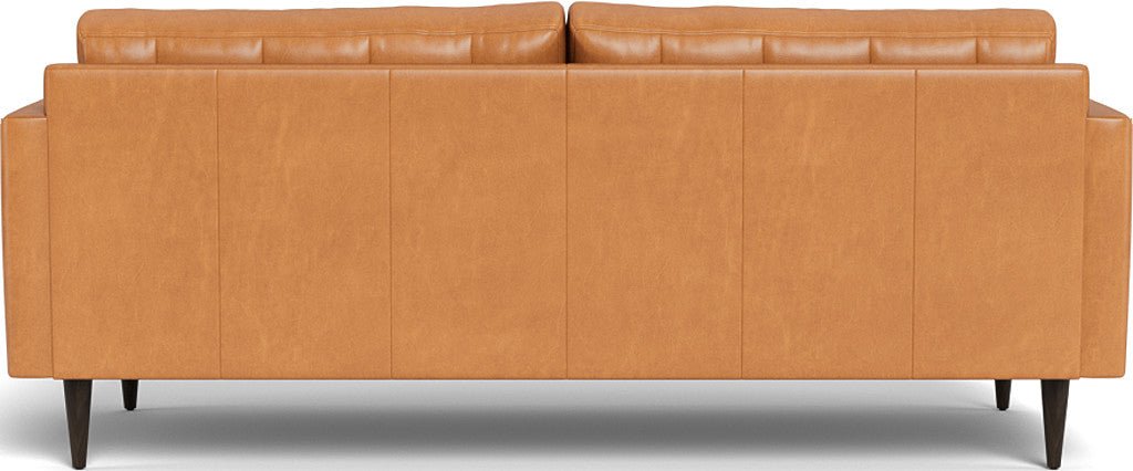 Wallace 85" Leather Sofa - Hudson Lager