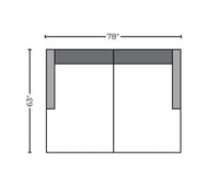 Track 78" Double Chaise - Peyton Slate