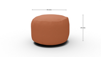 King Spud Bean Bag - Dimensions - Bellatrix Terracotta