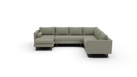 Ladybird 133" Corner Sectional with Left Chaise - Amigo II Sage