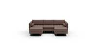Ladybird 102" Double Chaise with Armless Chair - Amigo II Dusk