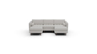 Ladybird 102" Double Chaise with Armless Chair - Camila Oyster