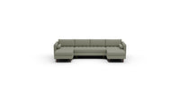 Ladybird 132" Double Chaise with Armless Loveseat - Amigo II Sage