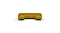 Ladybird 132" Double Chaise with Armless Loveseat - Sorrento Sunflower