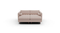 Ladybird 72" Double Chaise - Wiley Rosedust