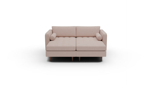 Ladybird 72" Double Chaise - Wiley Rosedust