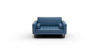 Ladybird 54" Leather Chair and A Half - Tribeca Cobalt