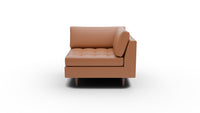 Ladybird Leather Corner Unit - Tribeca Chestnut